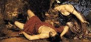 Cornelis Holsteyn Venus and Cupid lamenting the dead Adonis Germany oil painting artist